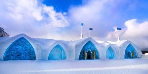 قلعه یخی کبک در کانادا